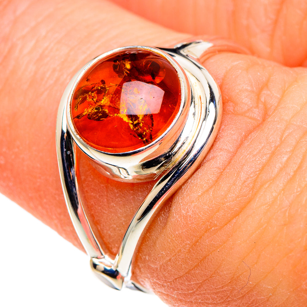 Baltic Amber Rings handcrafted by Anasilvercos - RING86531