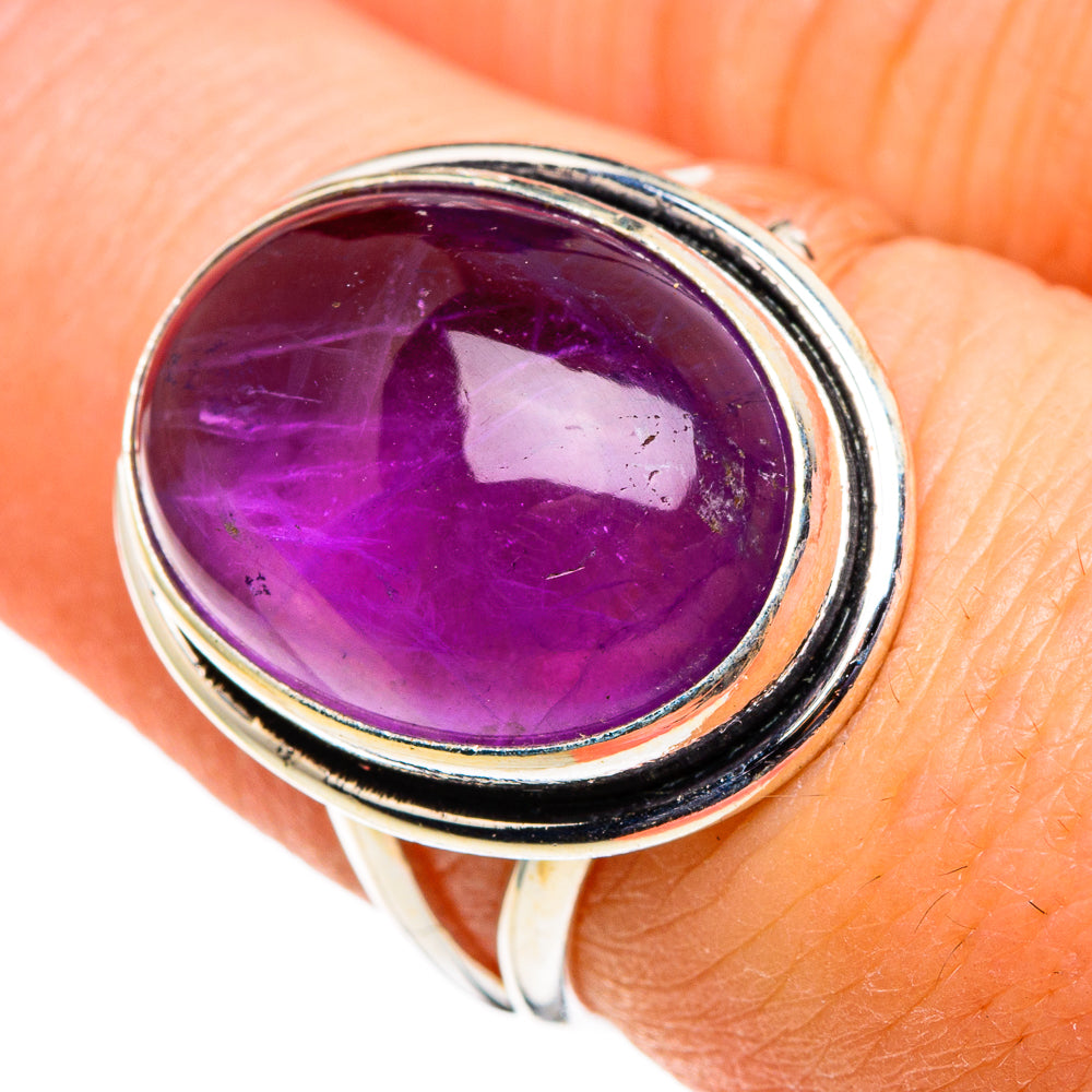 Amethyst Rings handcrafted by Anasilvercos - RING86536