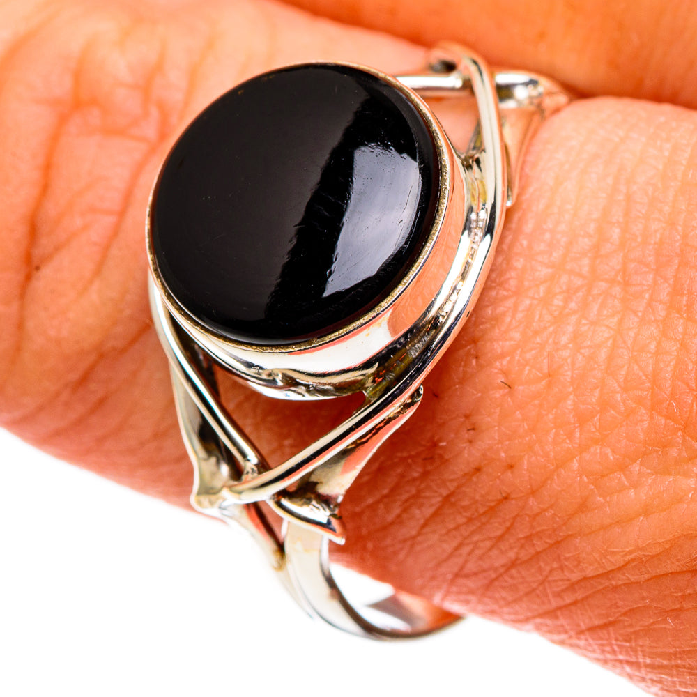 Black Onyx Rings handcrafted by Anasilvercos - RING86537