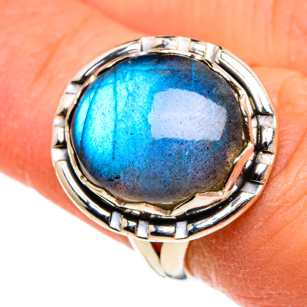 Labradorite Rings handcrafted by Anasilvercos - RING86549