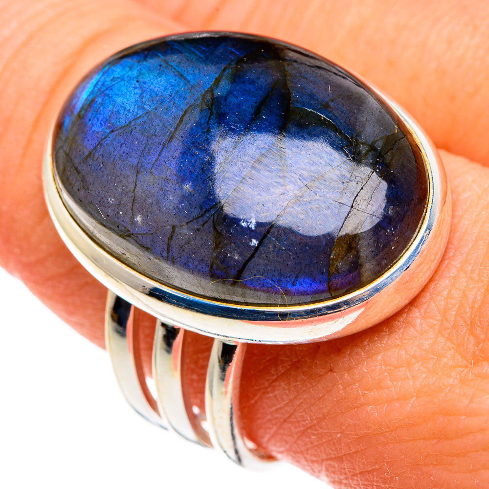 Labradorite Rings handcrafted by Anasilvercos - RING86586