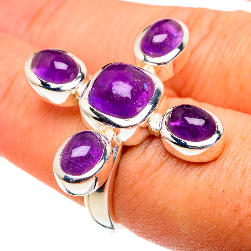 Amethyst Rings handcrafted by Anasilvercos - RING86605