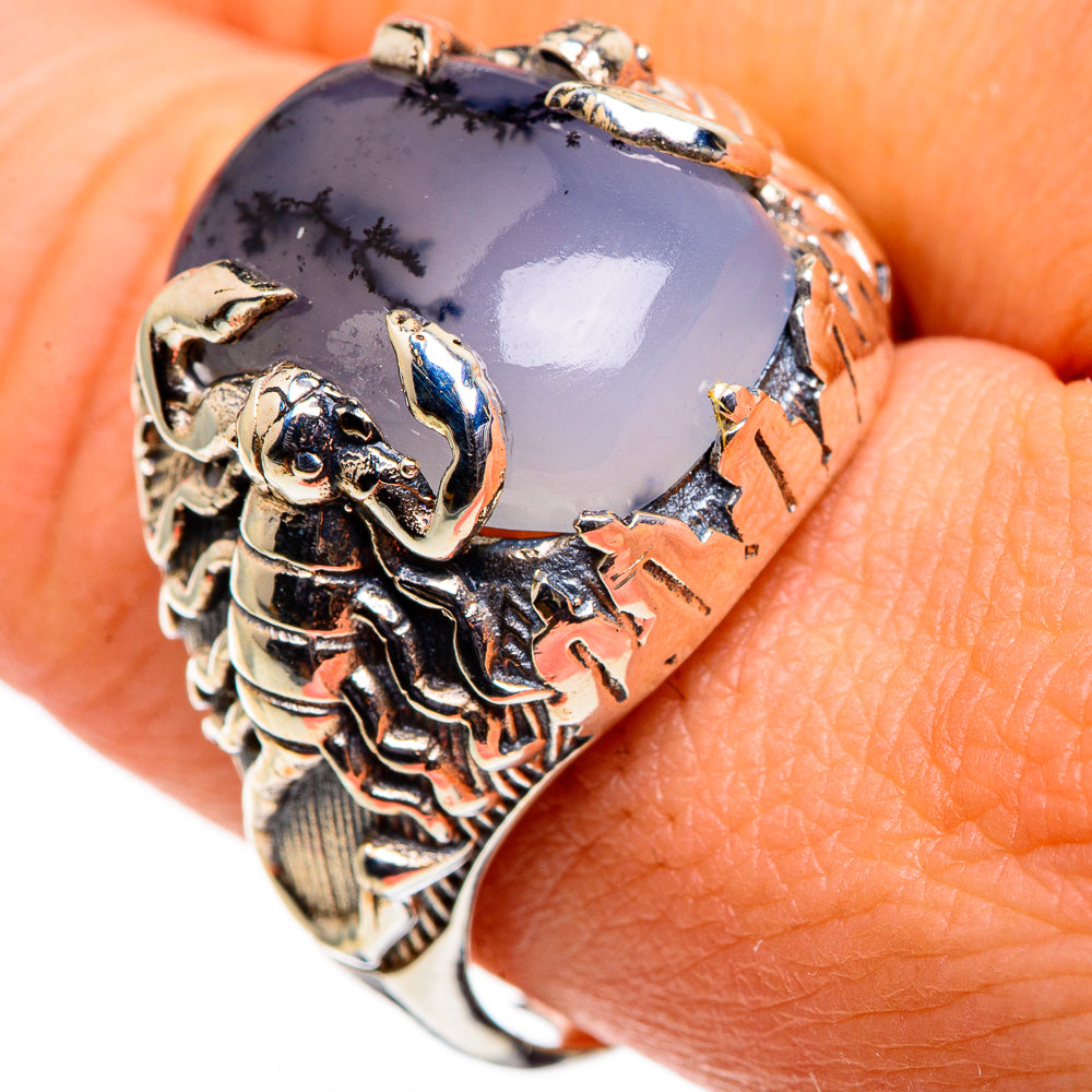 Dendritic Opal Rings handcrafted by Anasilvercos - RING86608