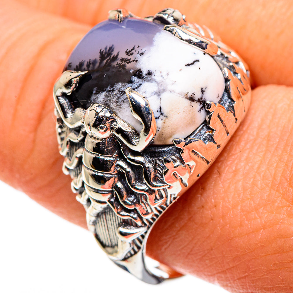 Dendritic Opal Rings handcrafted by Anasilvercos - RING86643