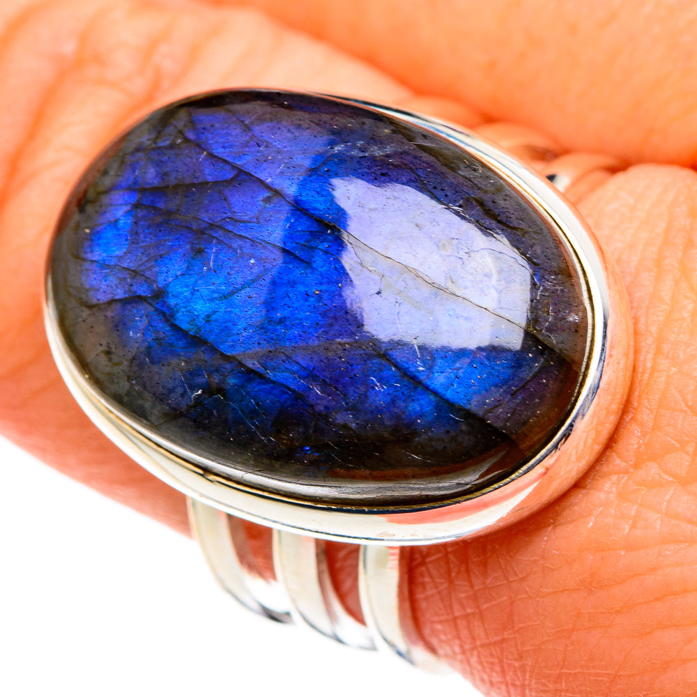 Labradorite Rings handcrafted by Anasilvercos - RING86659