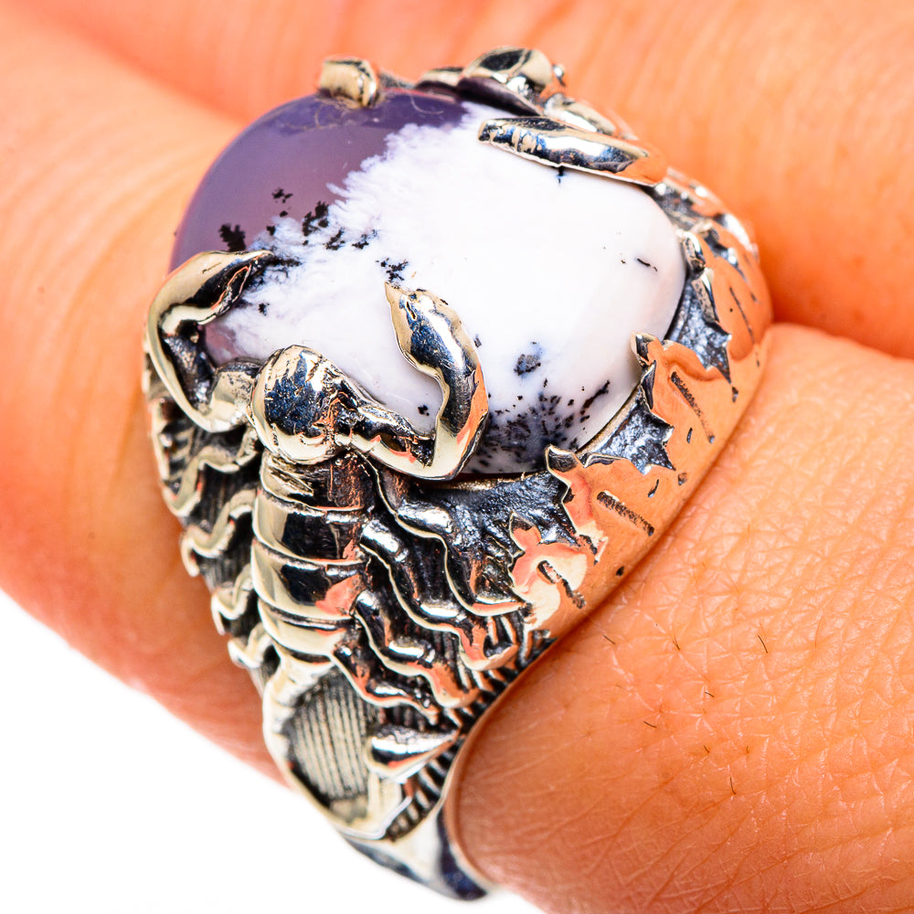 Dendritic Opal Rings handcrafted by Anasilvercos - RING86676
