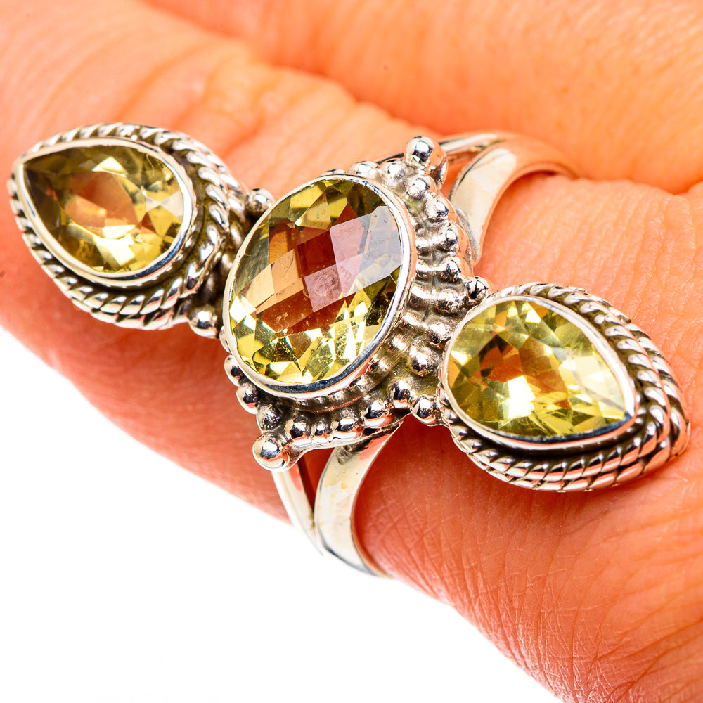 Citrine Rings handcrafted by Anasilvercos - RING86683