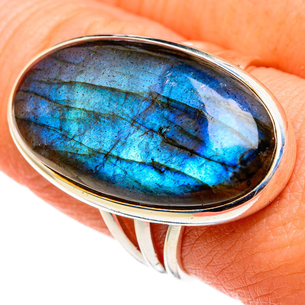 Labradorite Rings handcrafted by Anasilvercos - RING86687