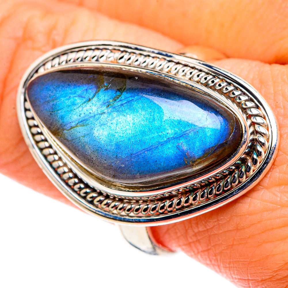 Labradorite Rings handcrafted by Anasilvercos - RING86690
