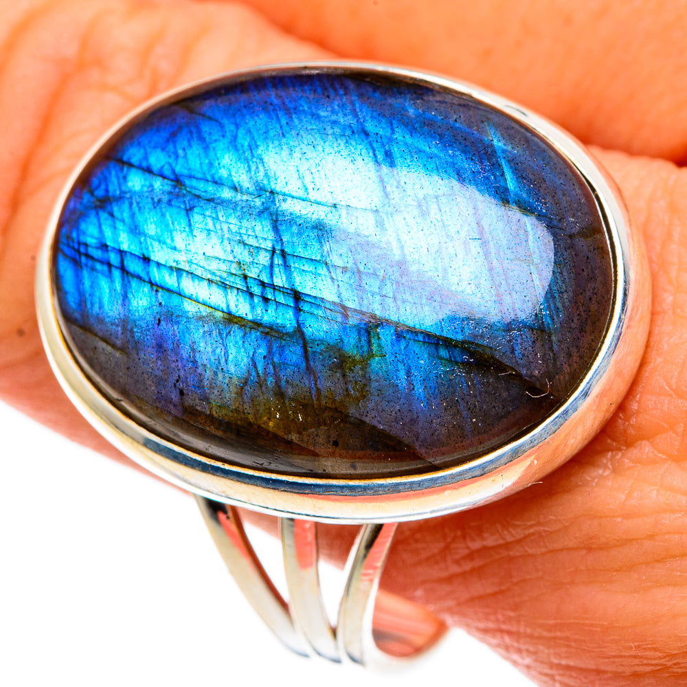 Labradorite Rings handcrafted by Anasilvercos - RING86691