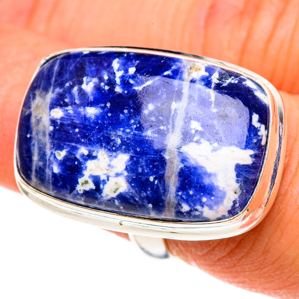 Sodalite Rings handcrafted by Anasilvercos - RING86692
