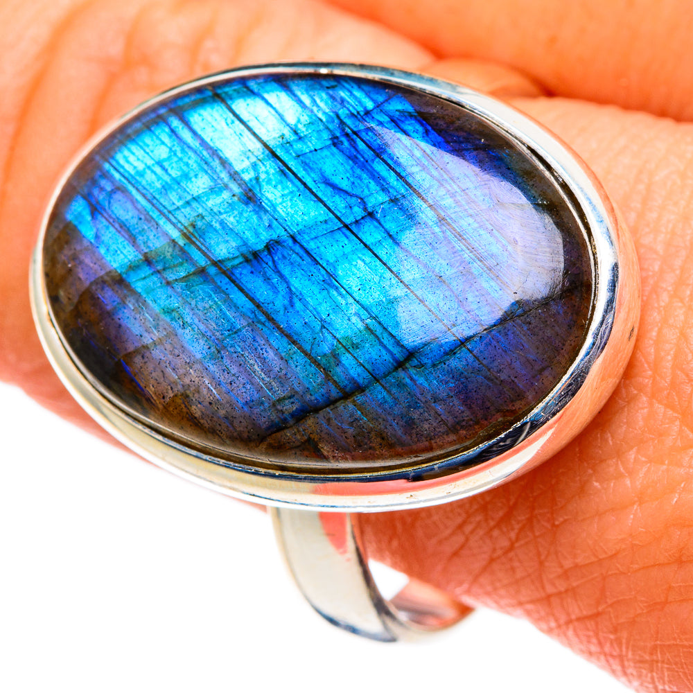 Labradorite Rings handcrafted by Anasilvercos - RING86695