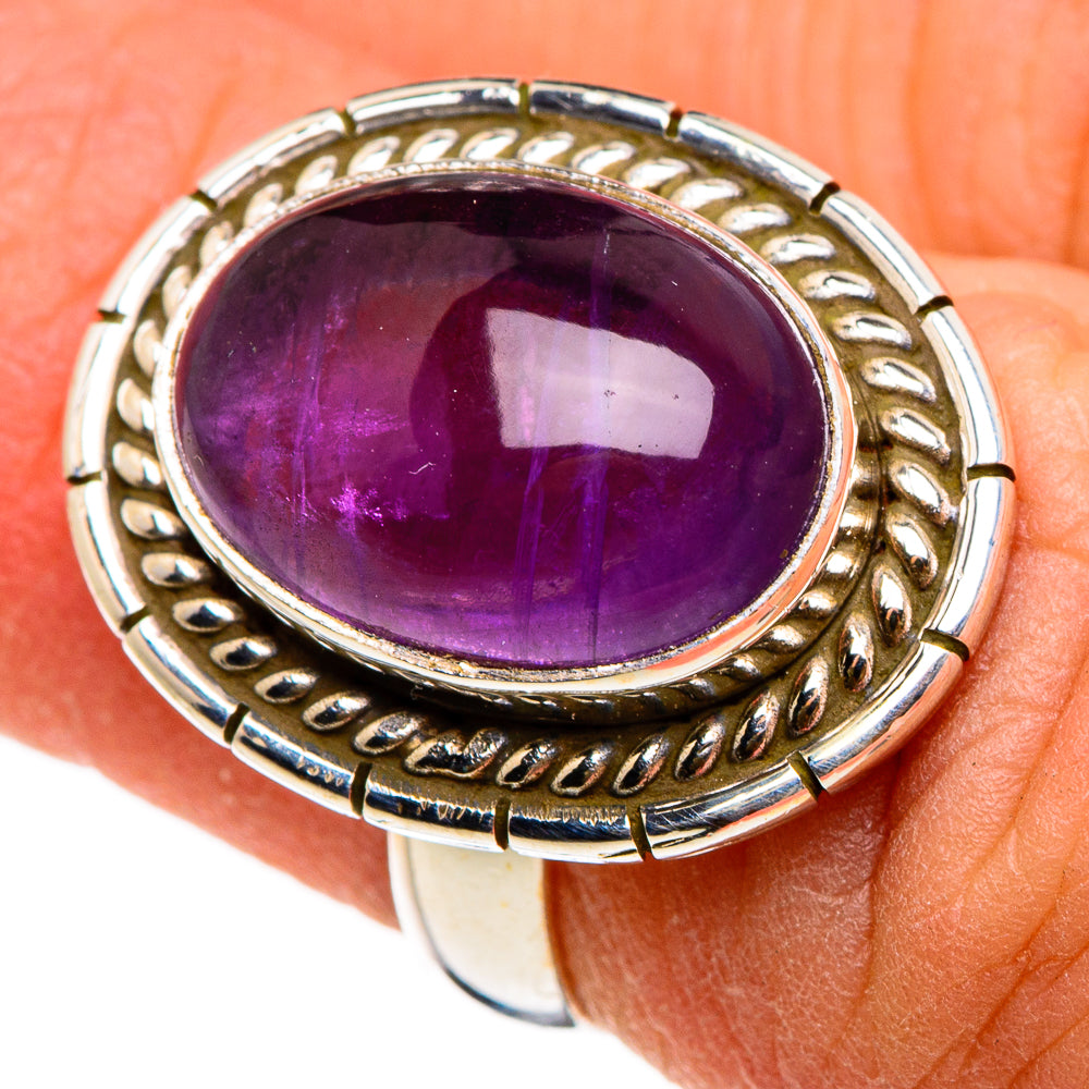 Amethyst Rings handcrafted by Anasilvercos - RING86720