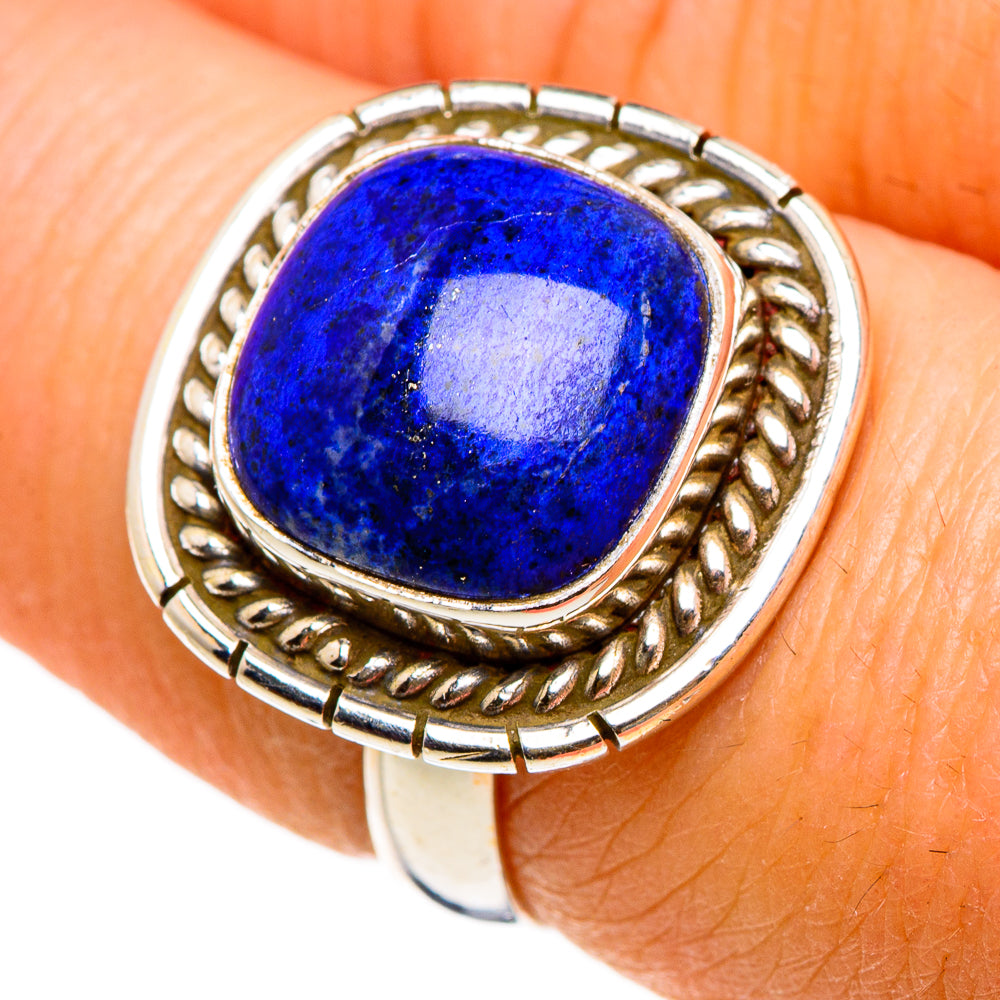Lapis Lazuli Rings handcrafted by Anasilvercos - RING86736