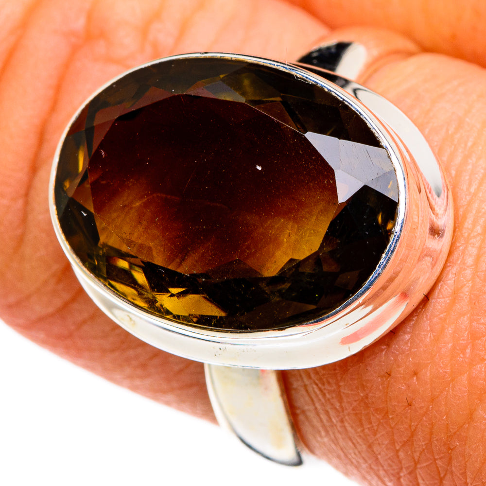 Mandarin Citrine Rings handcrafted by Anasilvercos - RING86737