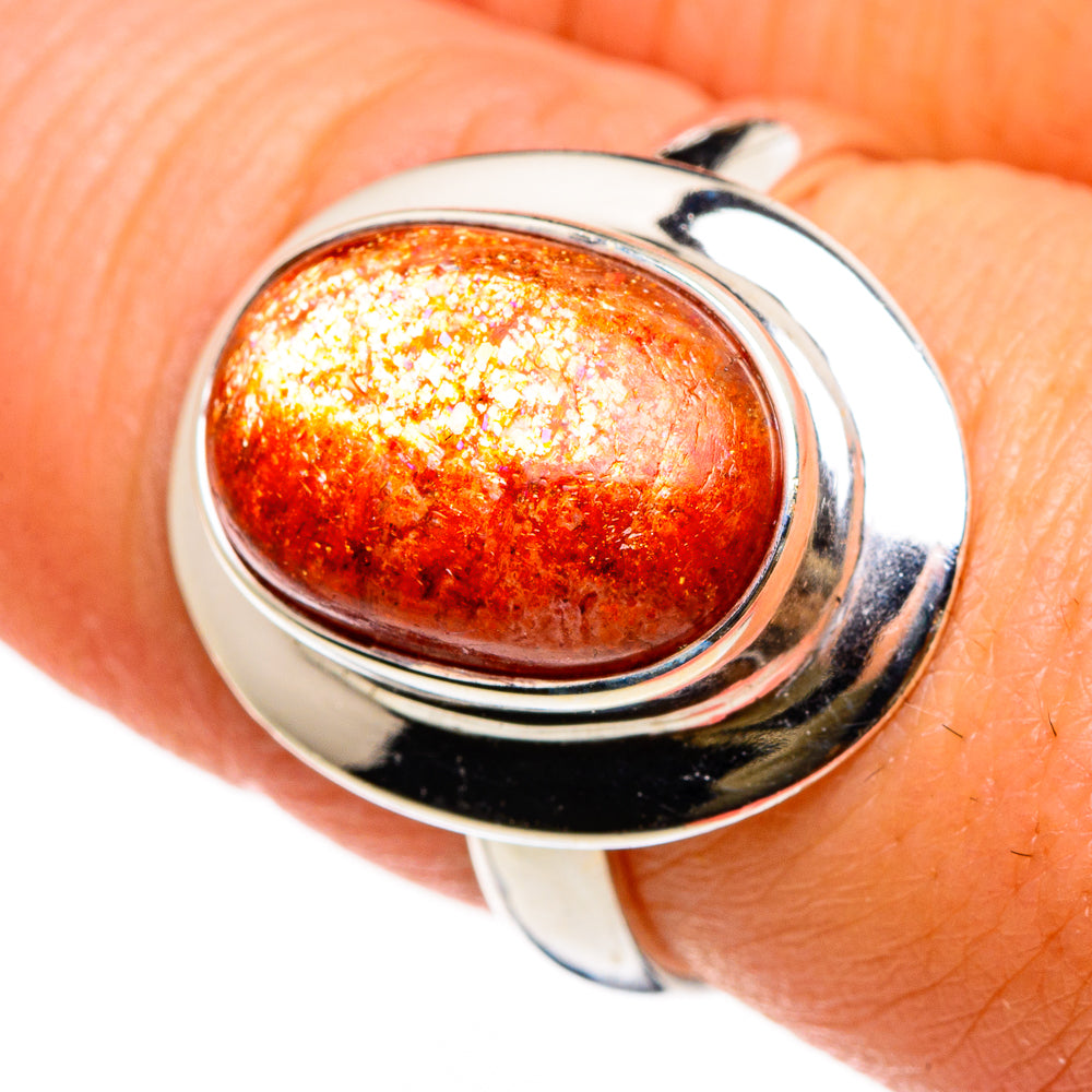 Sunstone Rings handcrafted by Anasilvercos - RING86776