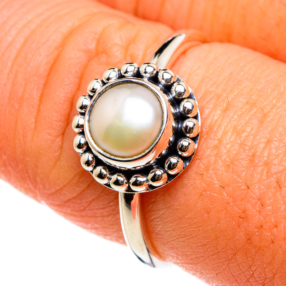 Cultured Pearl Rings handcrafted by Anasilvercos - RING86787