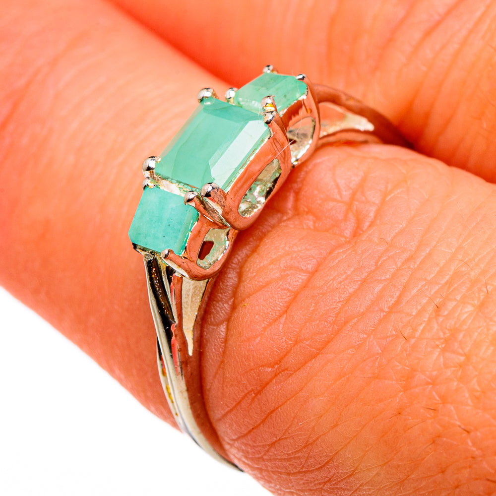 Emerald Rings handcrafted by Anasilvercos - RING86801