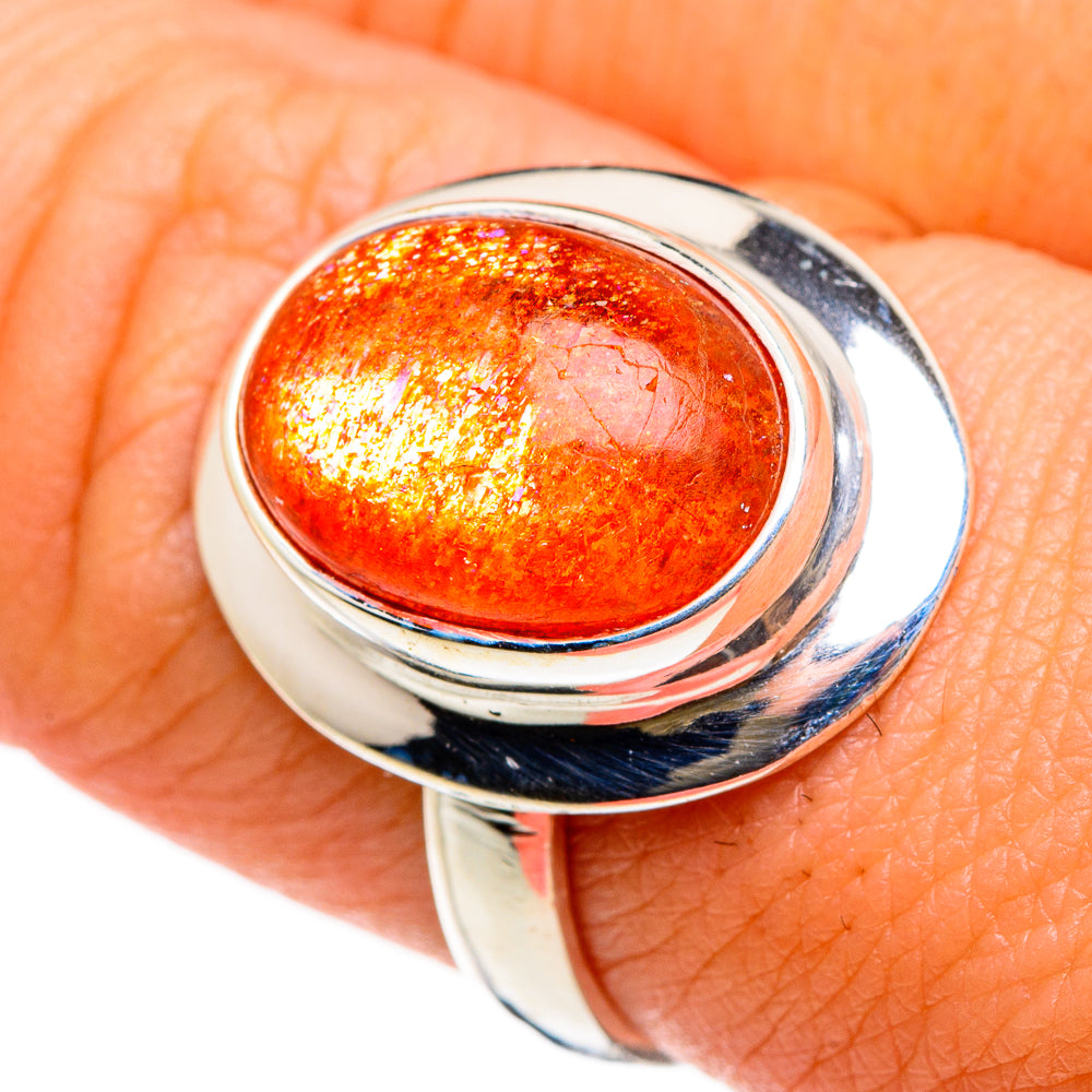 Sunstone Rings handcrafted by Anasilvercos - RING86807