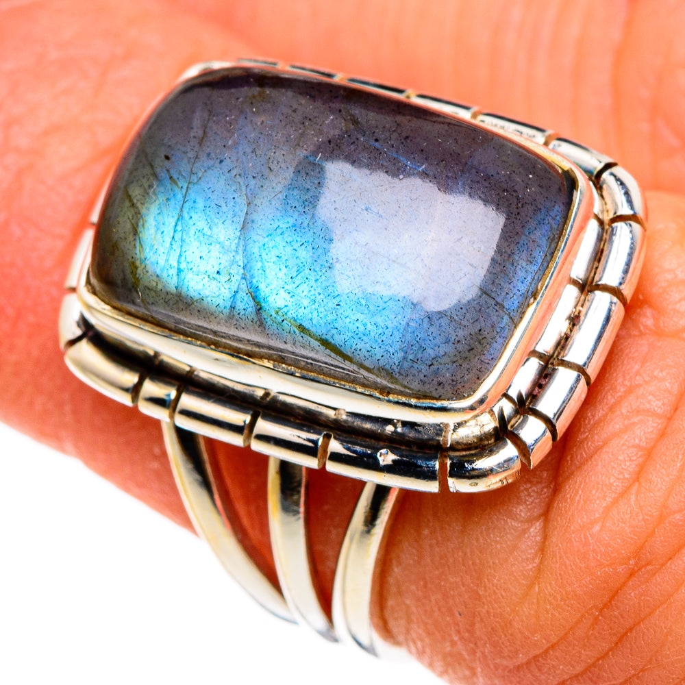Labradorite Rings handcrafted by Anasilvercos - RING86828