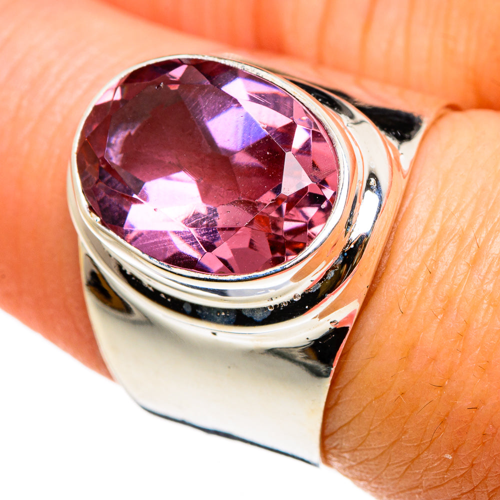 Color Change Alexandrite Rings handcrafted by Anasilvercos - RING86847