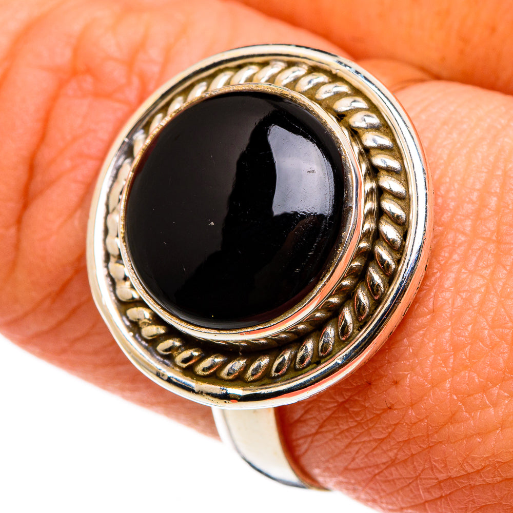 Black Onyx Rings handcrafted by Anasilvercos - RING86848