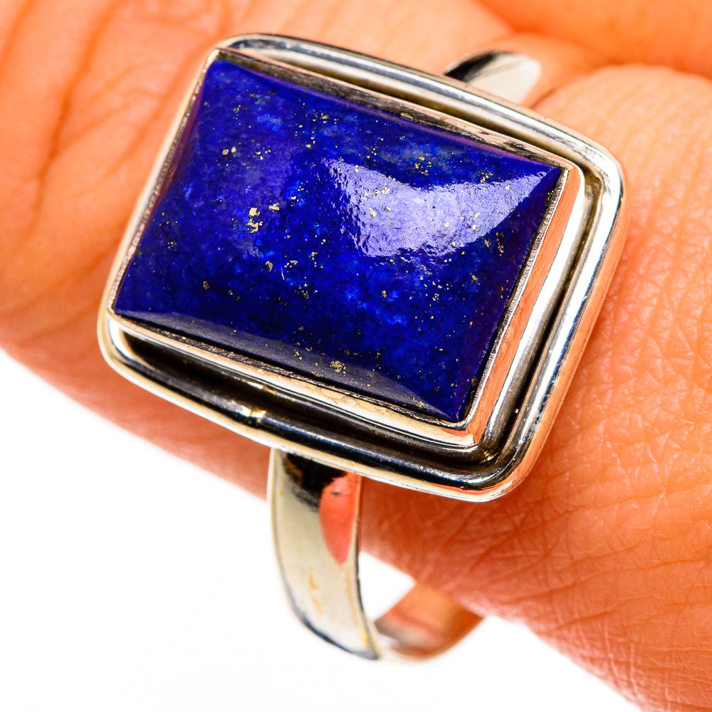 Lapis Lazuli Rings handcrafted by Anasilvercos - RING86859