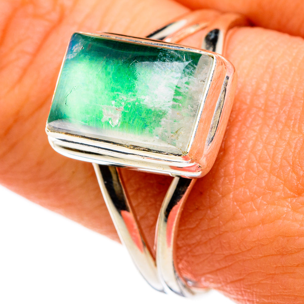 Green Moonstone Rings handcrafted by Anasilvercos - RING86864