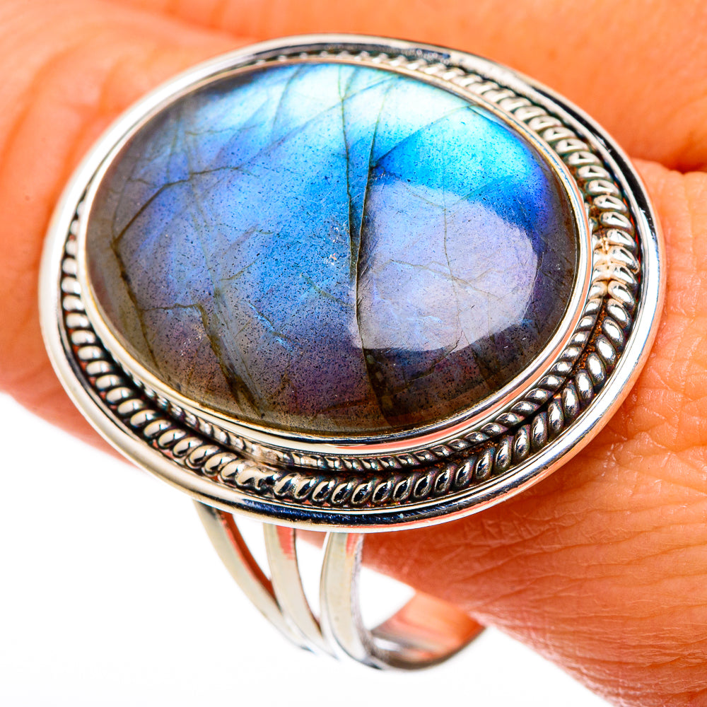 Labradorite Rings handcrafted by Anasilvercos - RING86929
