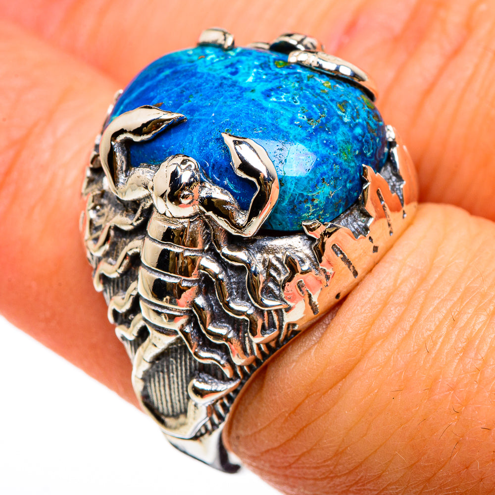 Chrysocolla Rings handcrafted by Anasilvercos - RING86932