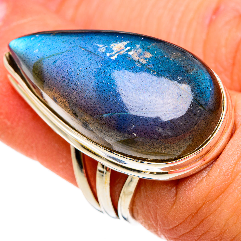Labradorite Rings handcrafted by Anasilvercos - RING86933