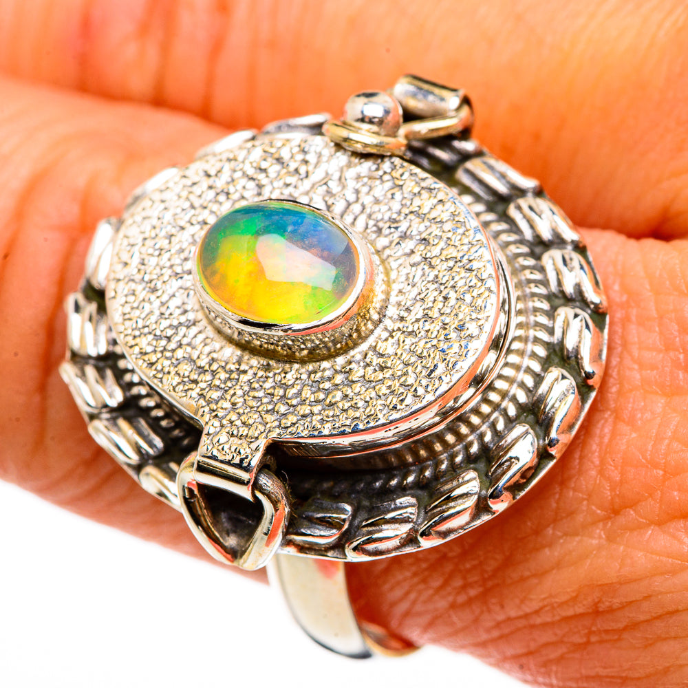 Ethiopian Opal Rings handcrafted by Anasilvercos - RING86962