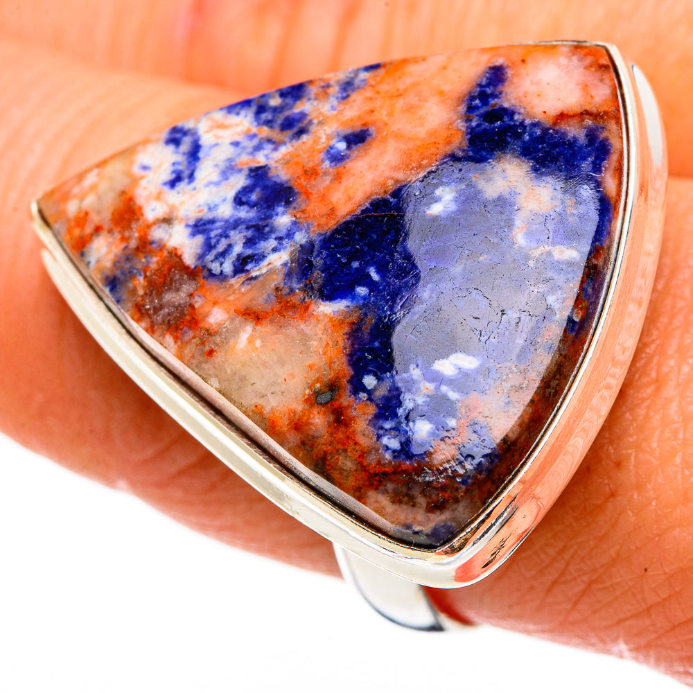 Sodalite Rings handcrafted by Anasilvercos - RING86971