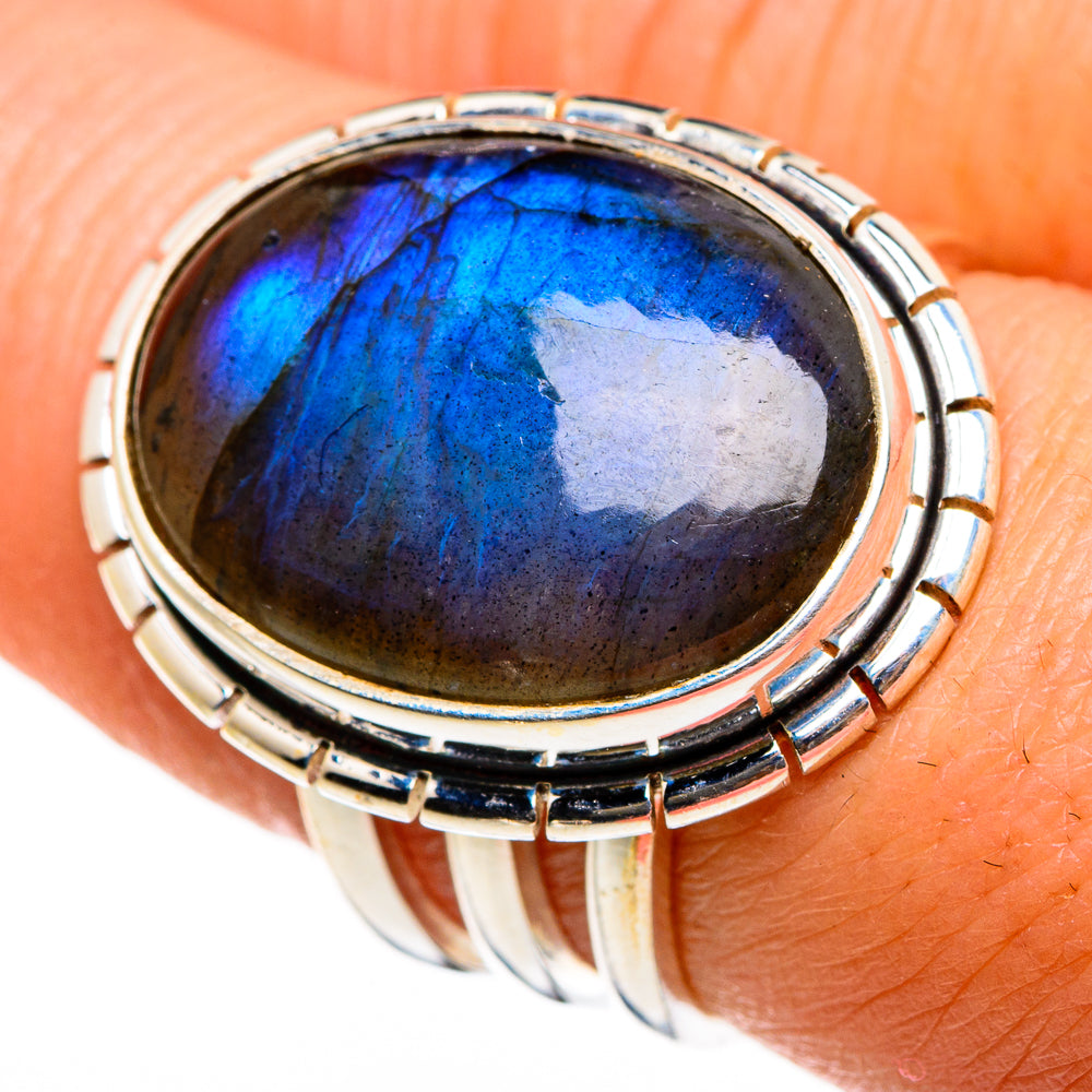 Labradorite Rings handcrafted by Anasilvercos - RING86974