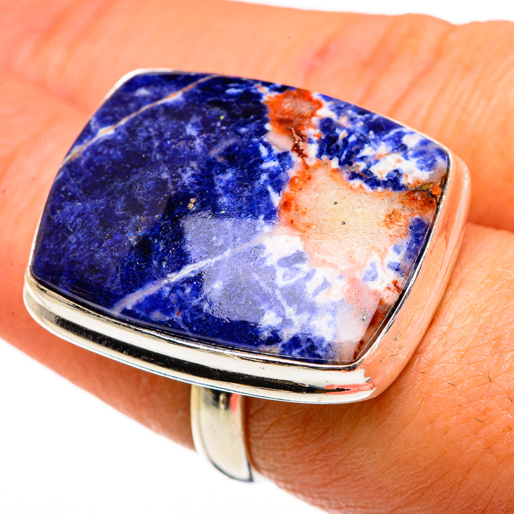 Sodalite Rings handcrafted by Anasilvercos - RING86978