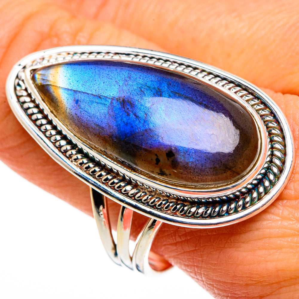 Labradorite Rings handcrafted by Anasilvercos - RING86979