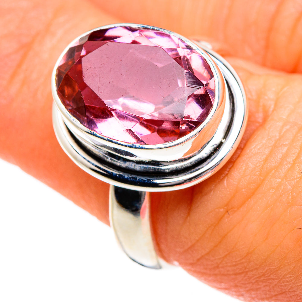 Color Change Alexandrite (Lab.) Rings handcrafted by Anasilvercos - RING87025