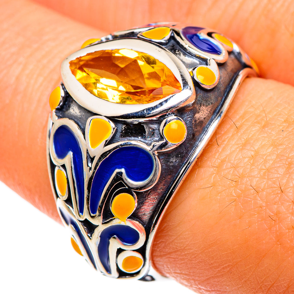 Citrine Rings handcrafted by Anasilvercos - RING87029