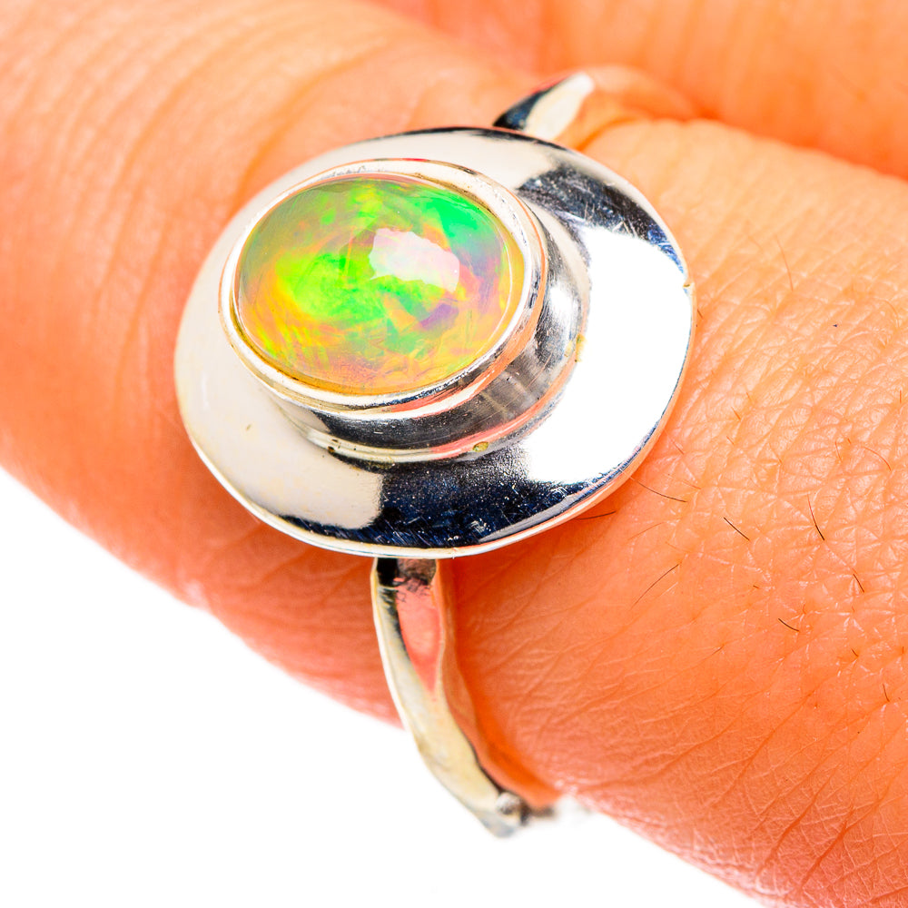 Ethiopian Opal Rings handcrafted by Anasilvercos - RING87031