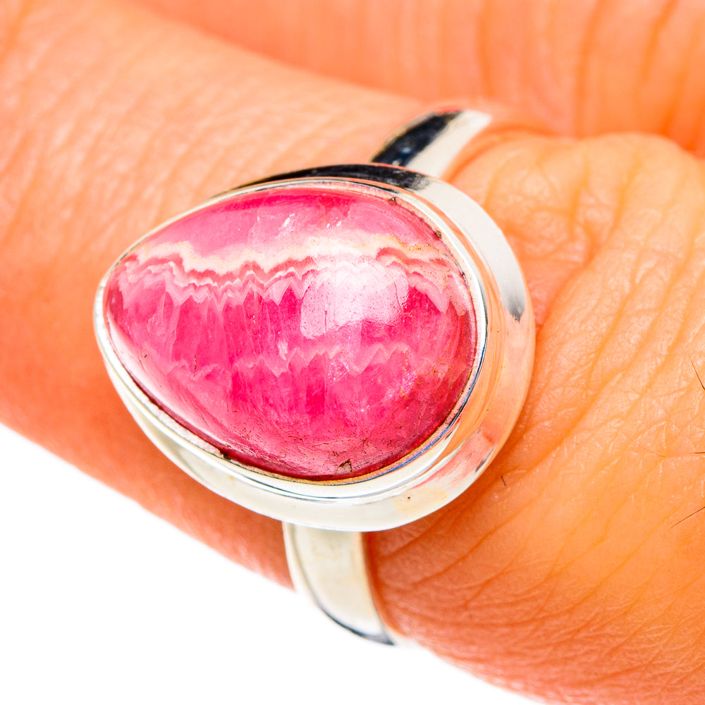 Rhodochrosite Rings handcrafted by Anasilvercos - RING87043