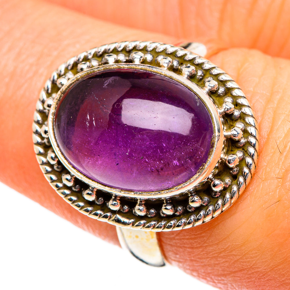 Amethyst Rings handcrafted by Anasilvercos - RING87045