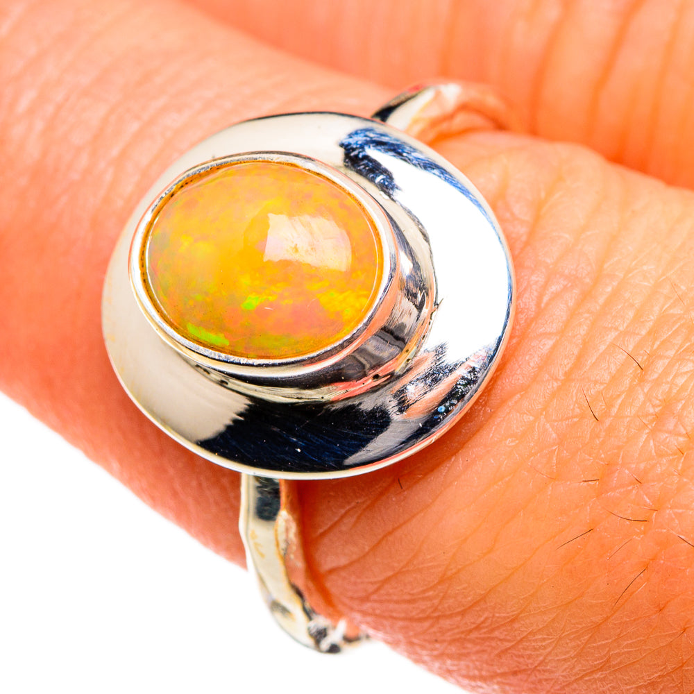 Ethiopian Opal Rings handcrafted by Anasilvercos - RING87050