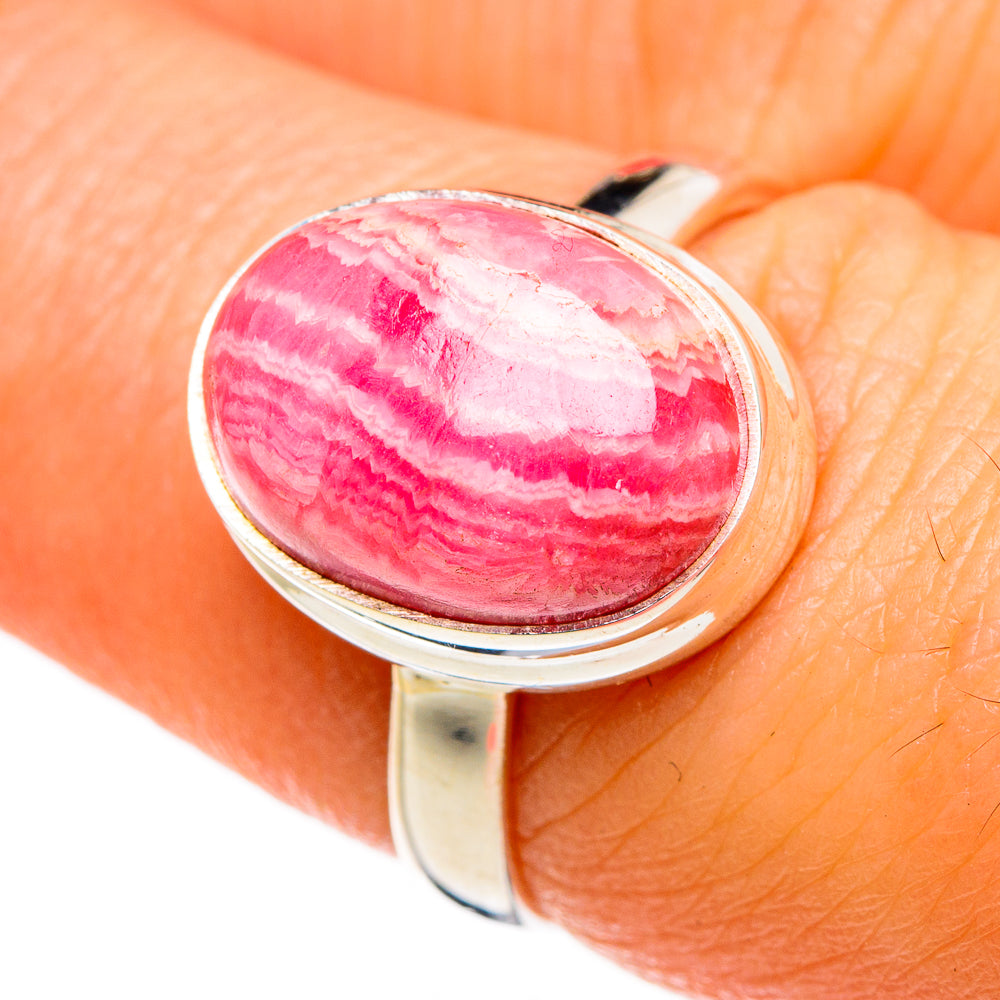 Rhodochrosite Rings handcrafted by Anasilvercos - RING87063