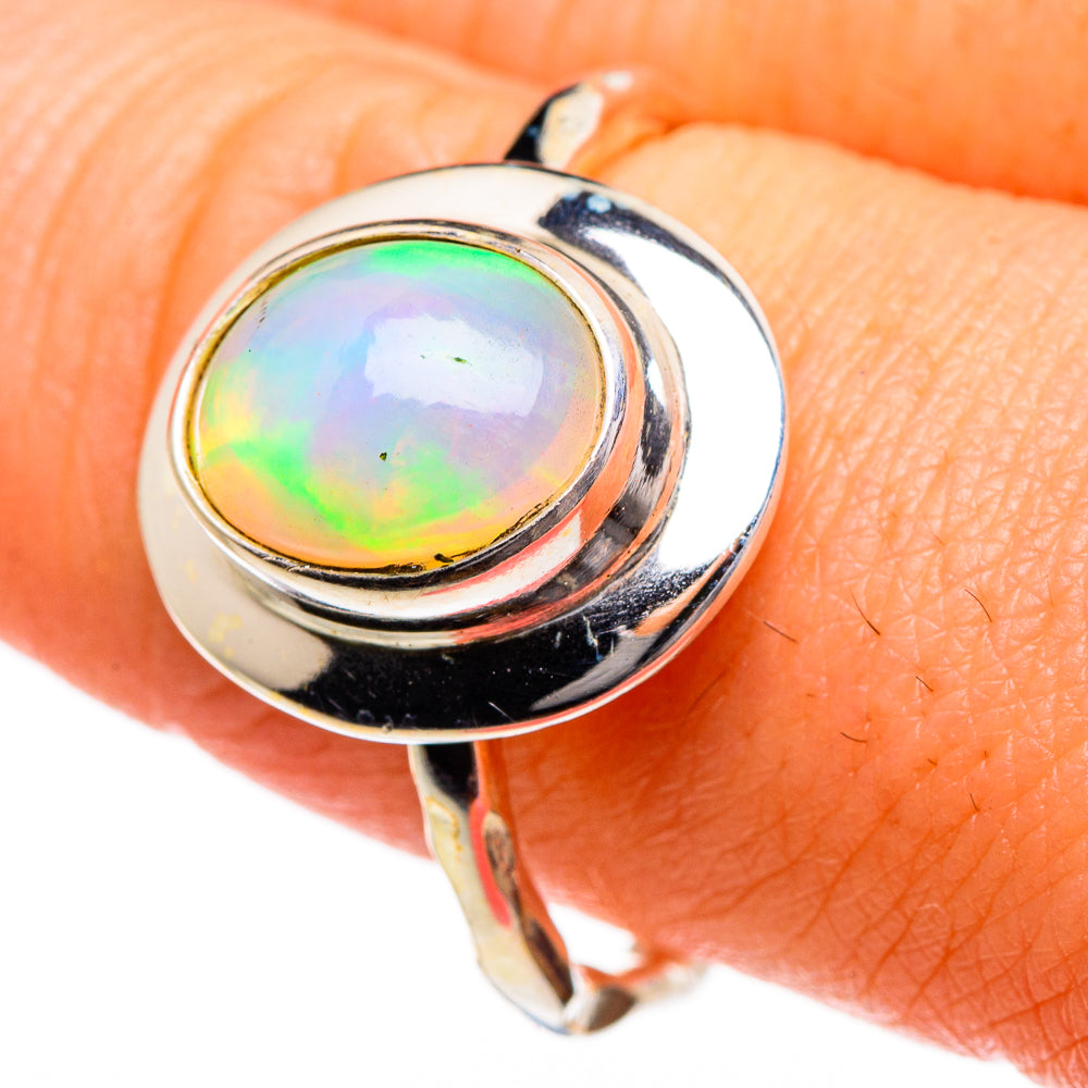 Ethiopian Opal Rings handcrafted by Anasilvercos - RING87069