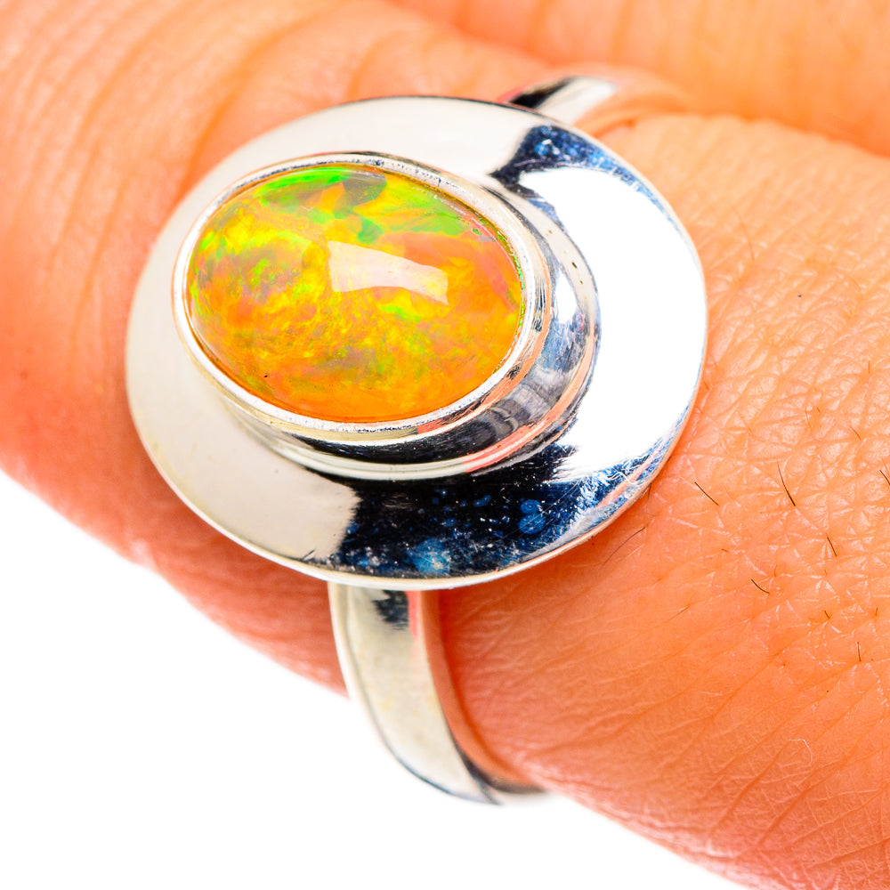 Ethiopian Opal Rings handcrafted by Anasilvercos - RING87070