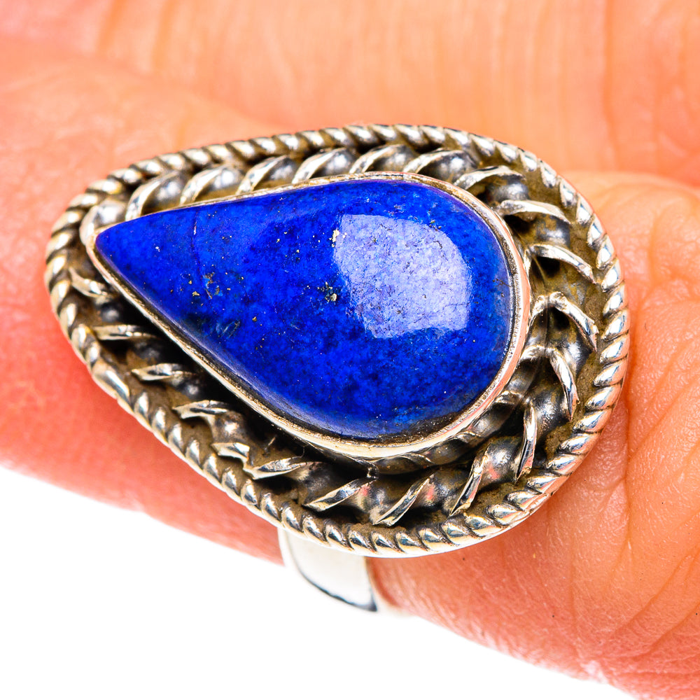 Lapis Lazuli Rings handcrafted by Anasilvercos - RING87072