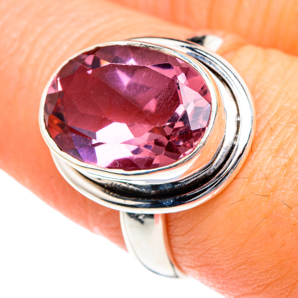 Color Change Alexandrite (Lab.) Rings handcrafted by Anasilvercos - RING87082