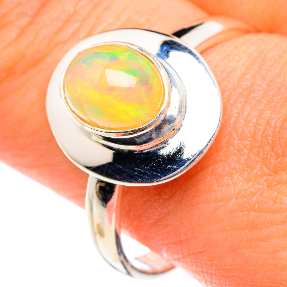 Ethiopian Opal Rings handcrafted by Anasilvercos - RING87086
