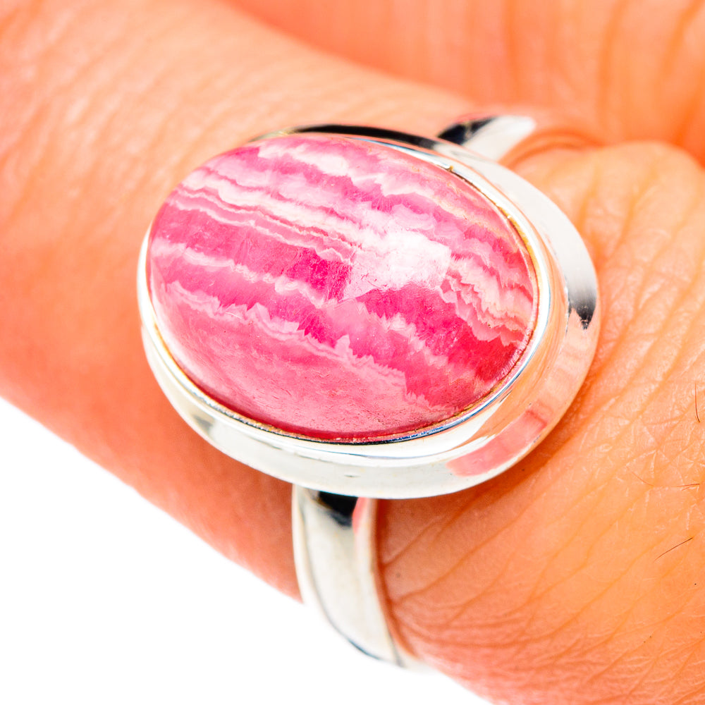 Rhodochrosite Rings handcrafted by Anasilvercos - RING87098