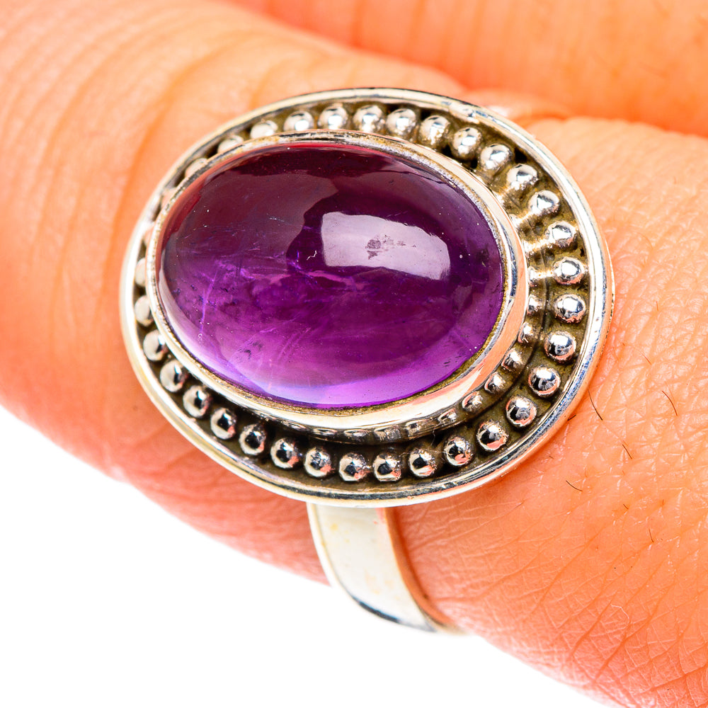 Amethyst Rings handcrafted by Anasilvercos - RING87099